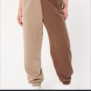 Hollister brown Two Tone Sweatpants Size Xsmall